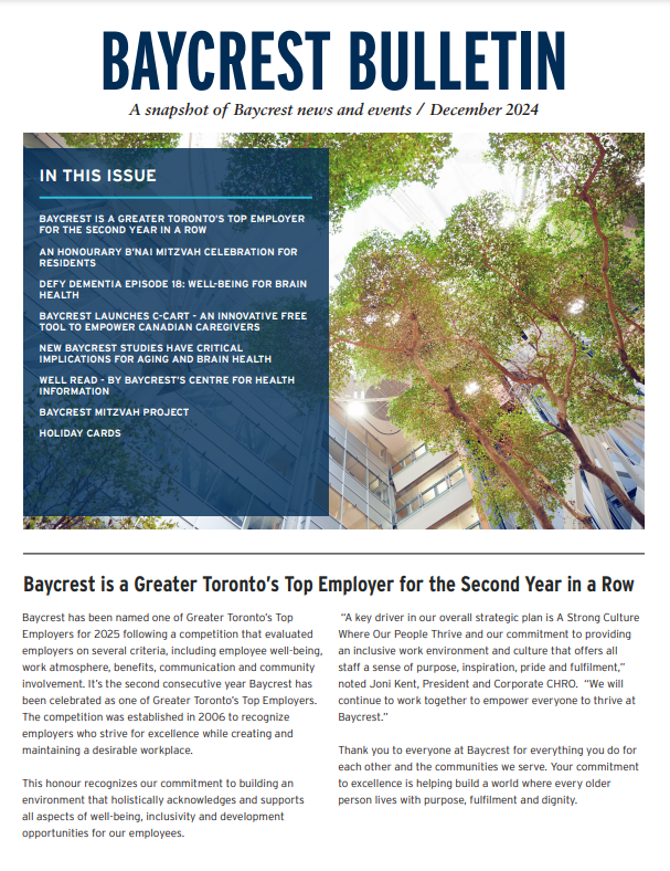 Baycrest Bulletin - December 2024